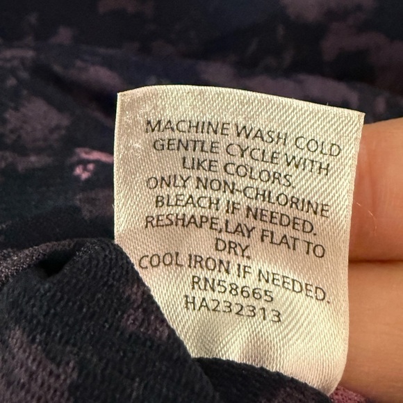 Halogen Black and Pink Floral Tank Top - Picture 5 of 6